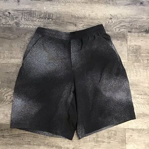 Lululemon surge black and gray shorts